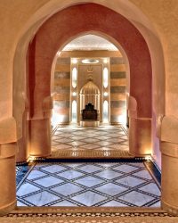 pexels-photo-30374210-30374210 Beautiful Moroccan architecture highlighting traditional arches and intricate tile patterns.